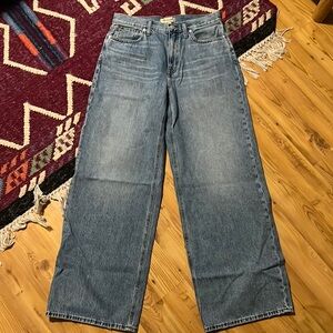 Madewell super wide leg jeans